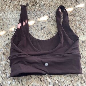 Lululemon brown align bra